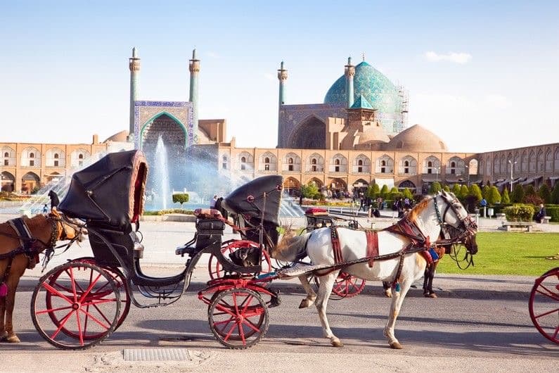 The unparalleled architectural beauty of Naqsh-e Jahan Square. on Persian Treasures: Isfahan & Shiraz in 5 Days