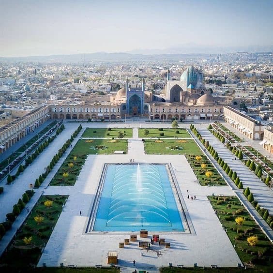 The immersive beauty of Naqsh-e Jahan Square in Isfahan. on Classic Persian 10-Day Luxury Group Tour