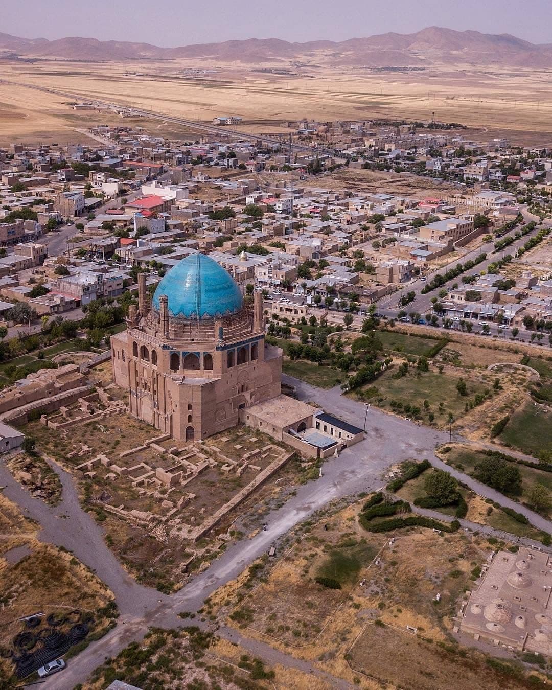 Witnessing the architectural magnificence of the Soltaniyeh Dome. on North West & Persian Poets 12 Day Luxury Group Tour