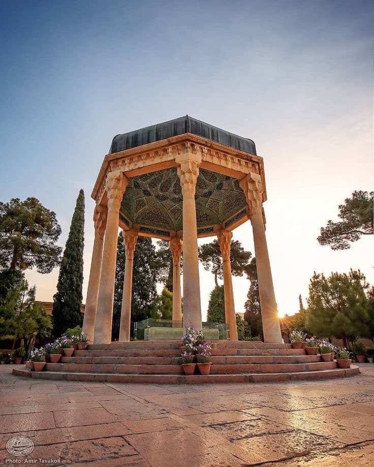 The serenity and beauty of the tombs of Hafiz and Sa'di in Shiraz. on North West & Persian Poets 12 Day Luxury Group Tour
