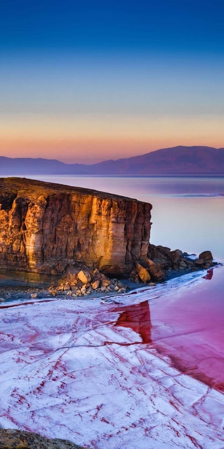 Lake Urmia’s natural landscapes on Tabriz & Northwest Iran Heritage | 8-Day Cultural Tour