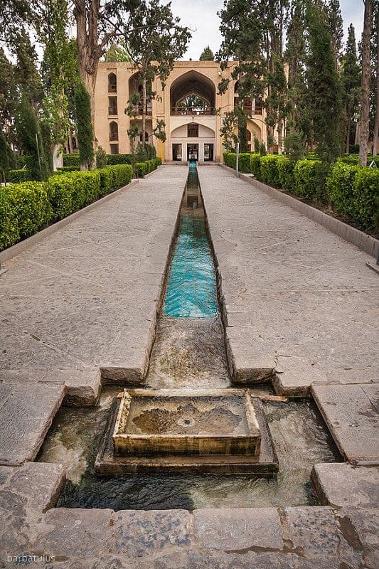 Witnessing the beauty of a Persian garden in the desert (Fin Garden). on Tehran Kashan & Desert 7 Day Boutique Iran Group Tour