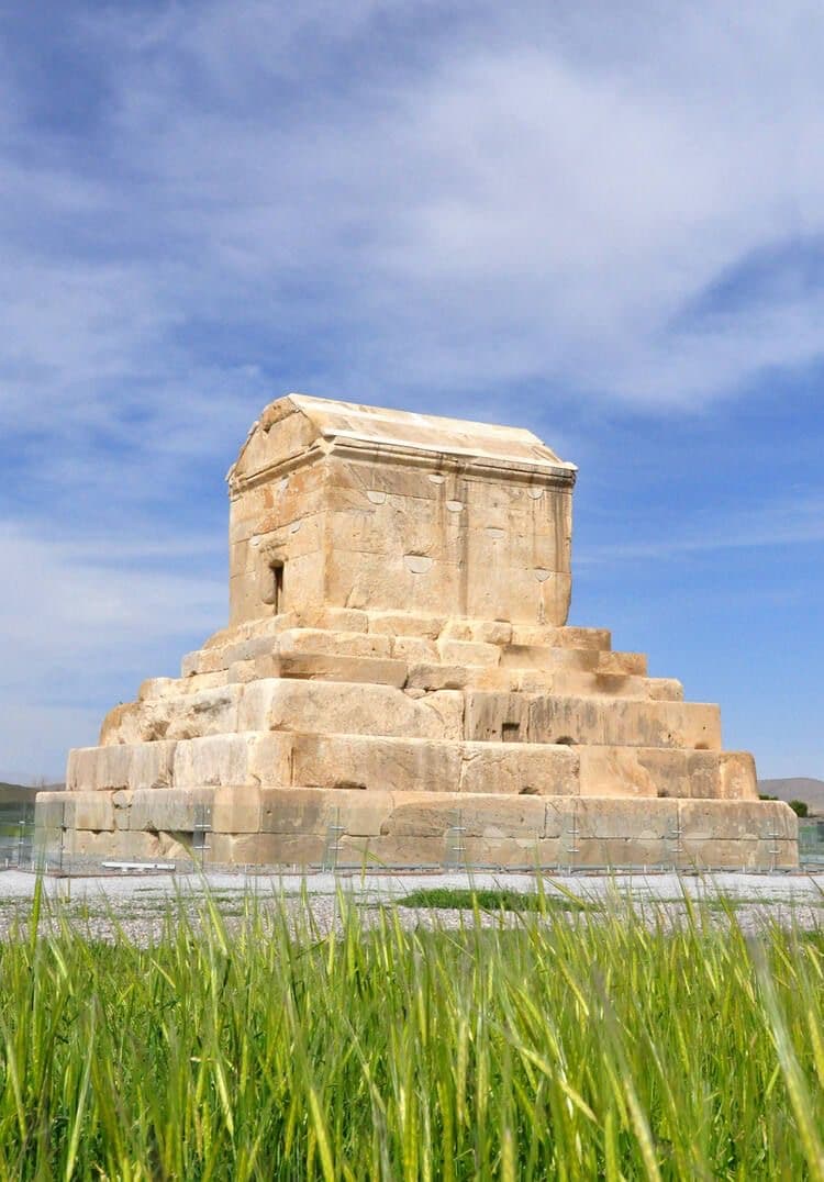 The historical significance of Pasargadae and its connection to Cyrus the Great. on Zoroastrian History & Faith 8 Day Iran Cultural Journey